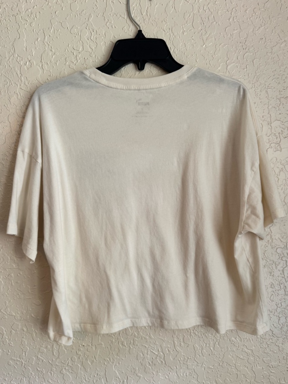 Puma Cropped Graphic Sunflower Pocket Tee – Size Large - Picture 6 of 6